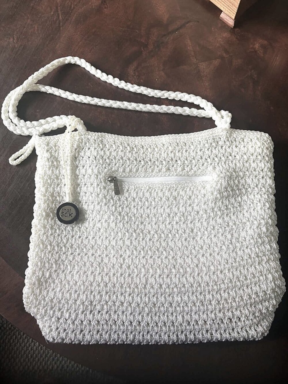 The SAK White Crochet Bag